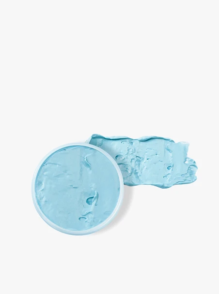 Light blue shoe cream