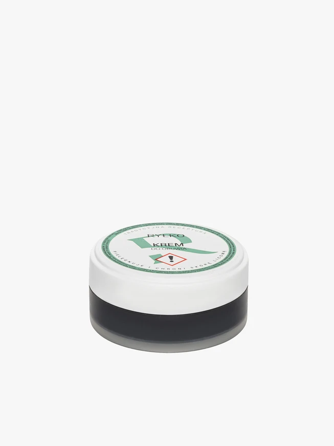 Gray shoe cream
