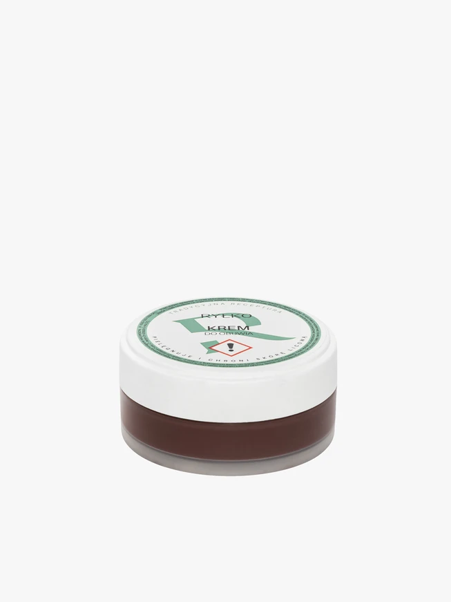Brauner Schuhcreme
