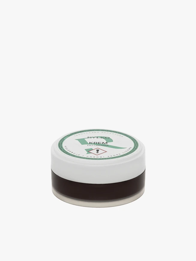 Dunkelbraune Schuhcreme