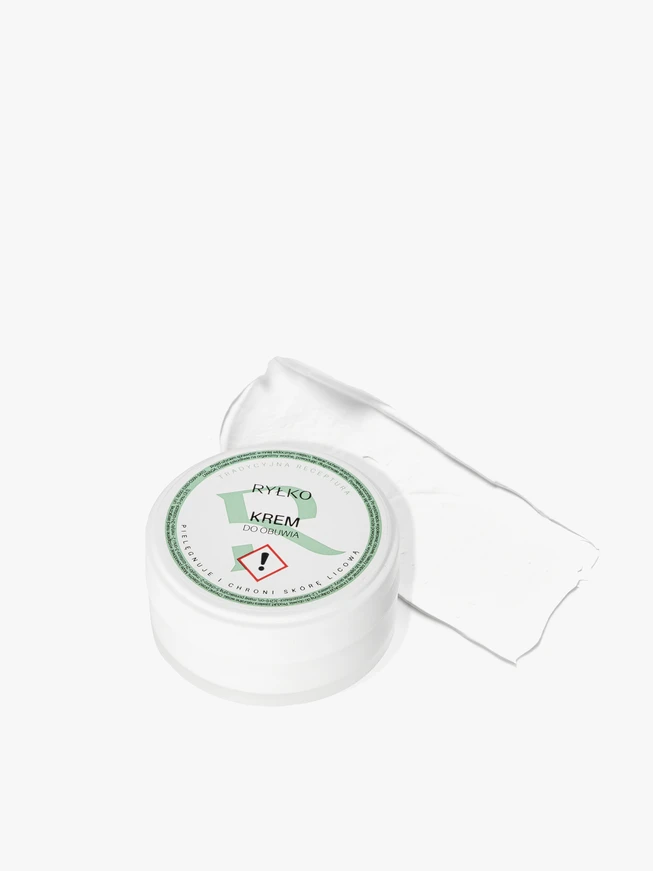 White shoe cream