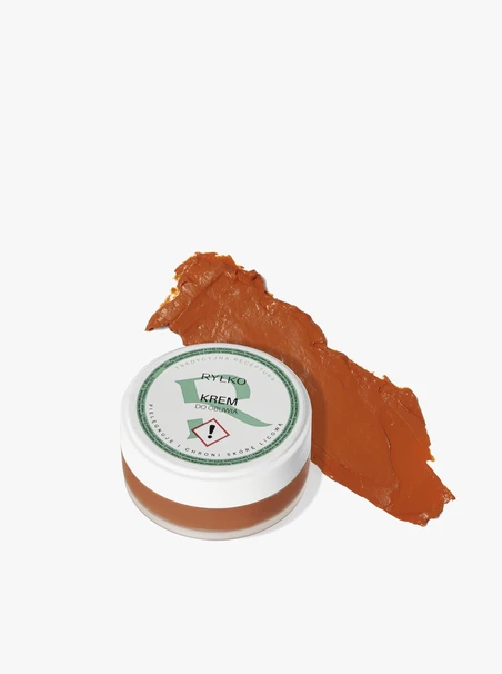 Orange Schuhcreme