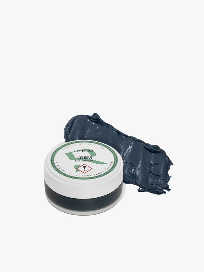 Teal shoe cream