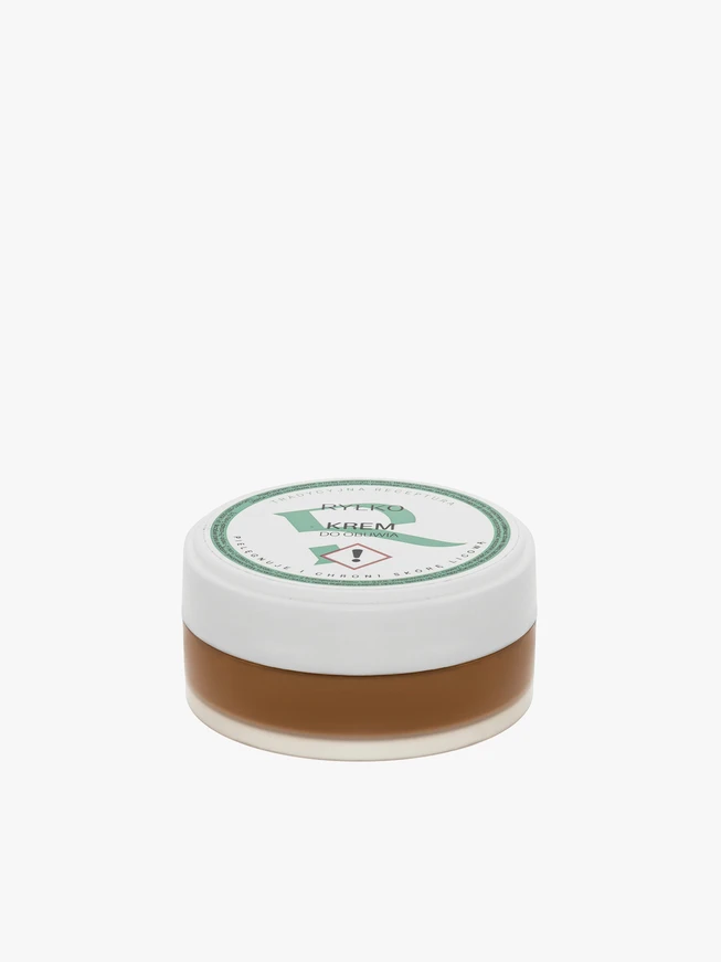 Light brown shoe cream