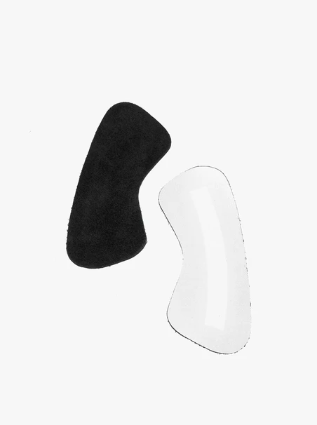 Self-adhesive heel counters