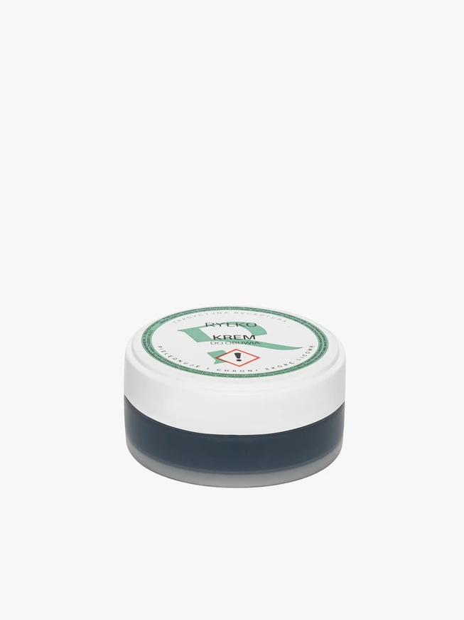 Teal shoe cream