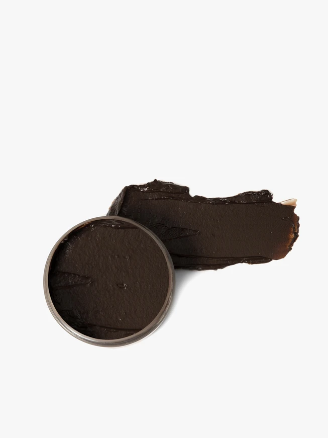 Dunkelbraune Schuhcreme