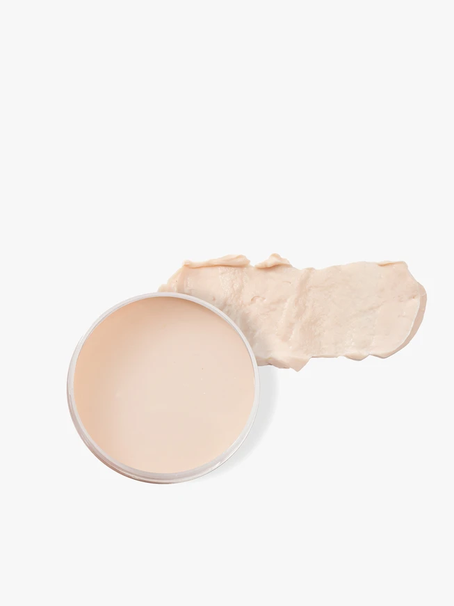 Powder pink shoe cream