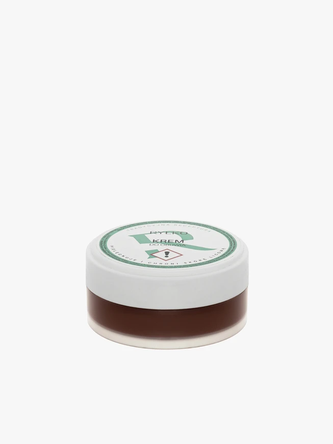 Light brown shoe cream