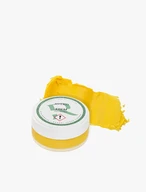 Yellow shoe cream