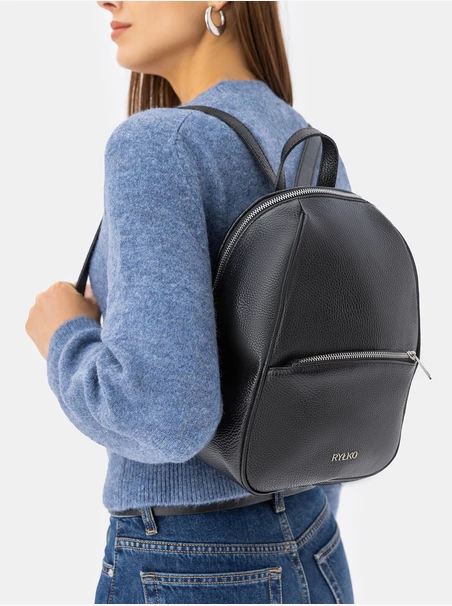 Schwarzer Rucksack für Frauen