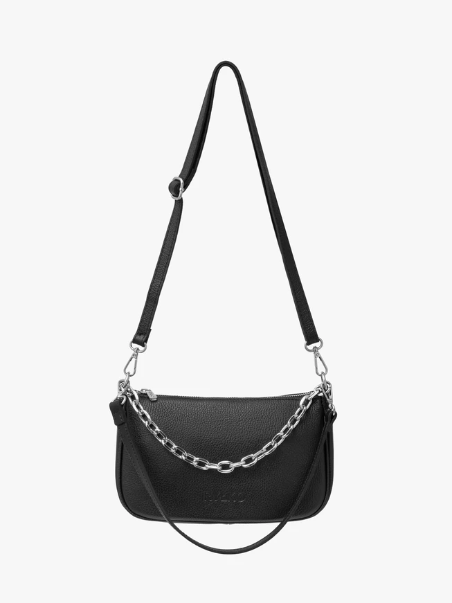 Handtasche mit Silberkette