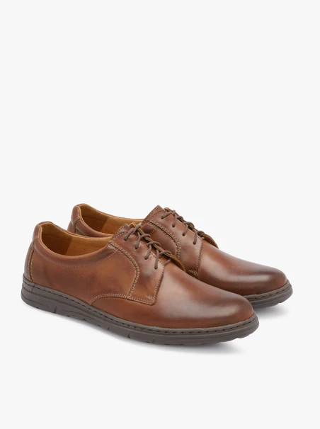 Braune Herrenhalbschuhe
