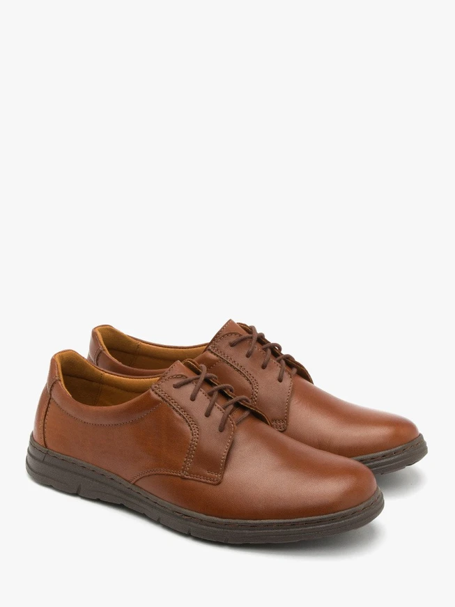 Braune Herrenhalbschuhe