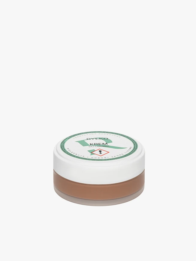Beige shoe cream