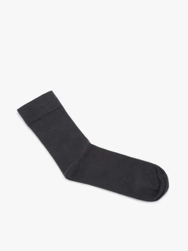 Graphitfarbene Herrensocken