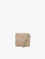 Small beige shoulder bag