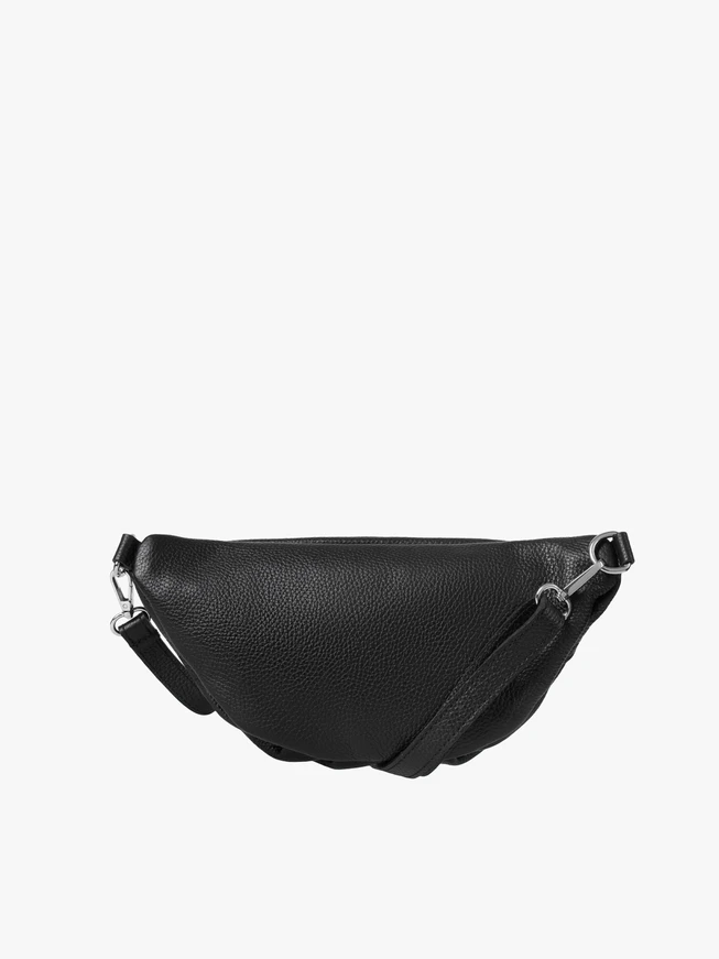 Schwarze Nierentasche - Crossbody