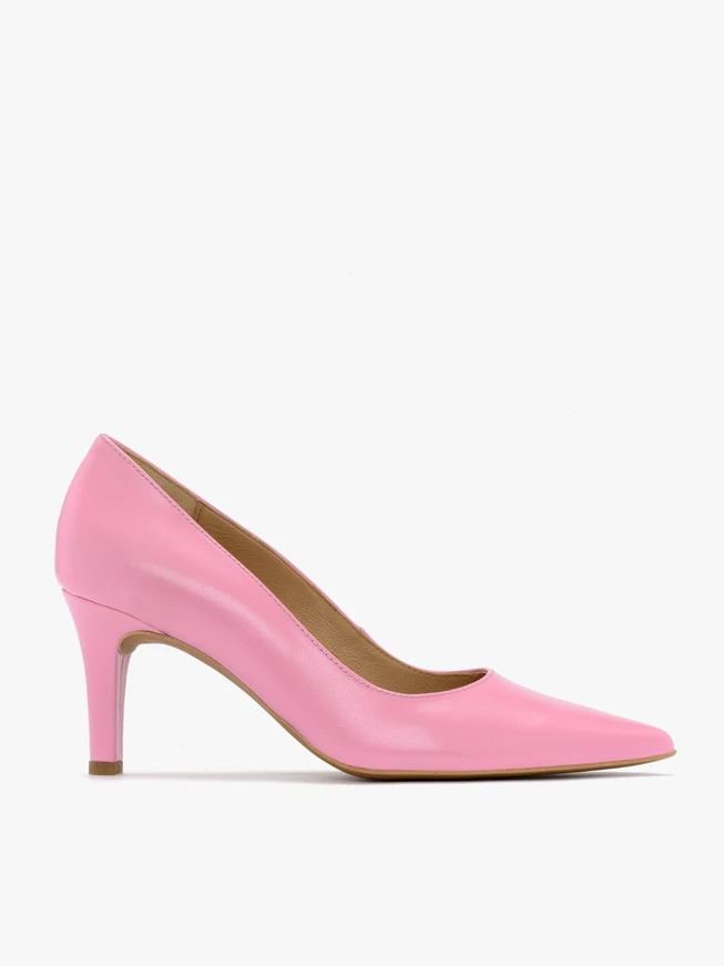 Rosa Pumps mit hohem Absatz