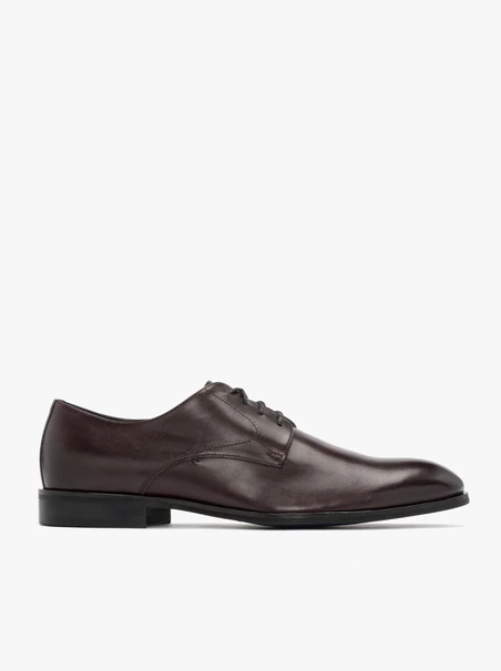 Burgunderfarbene Halbschuhe für Männer