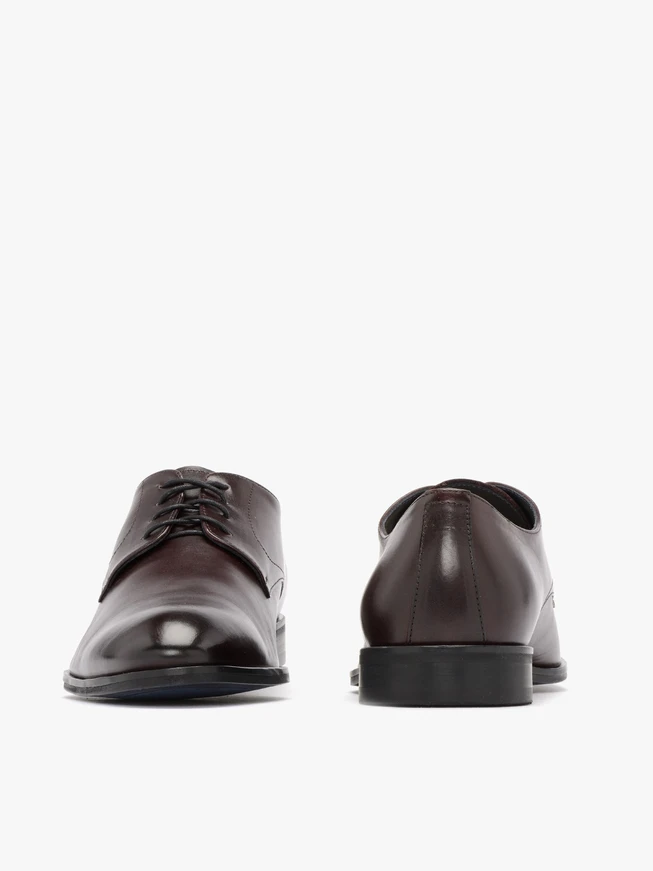 Burgunderfarbene Halbschuhe für Männer