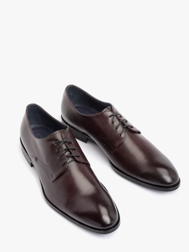 Burgunderfarbene Halbschuhe für Männer