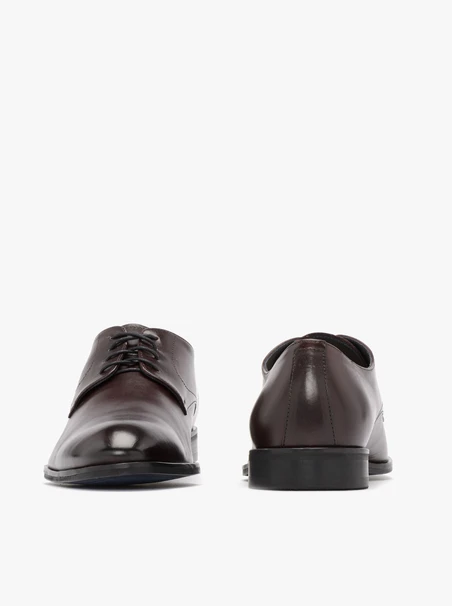 Burgunderfarbene Halbschuhe für Männer