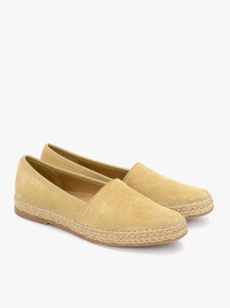 Damen-Espadrilles in Sandfarbe