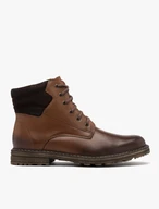 Braune mit Wolle isolierte Herrenstiefel