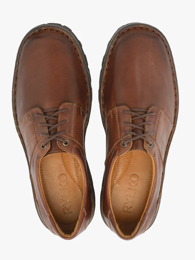 Braune Herrenhalbschuhe