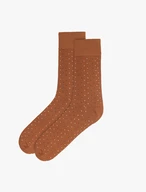 Ginger men’s socks with dots