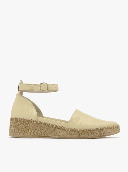 Vanille Plateau-Espadrilles