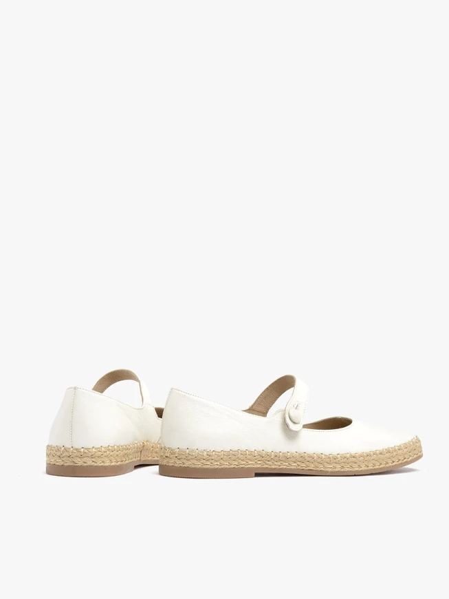 Kremowe espadryle damskie