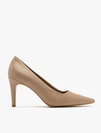 Beige stiletto pumps