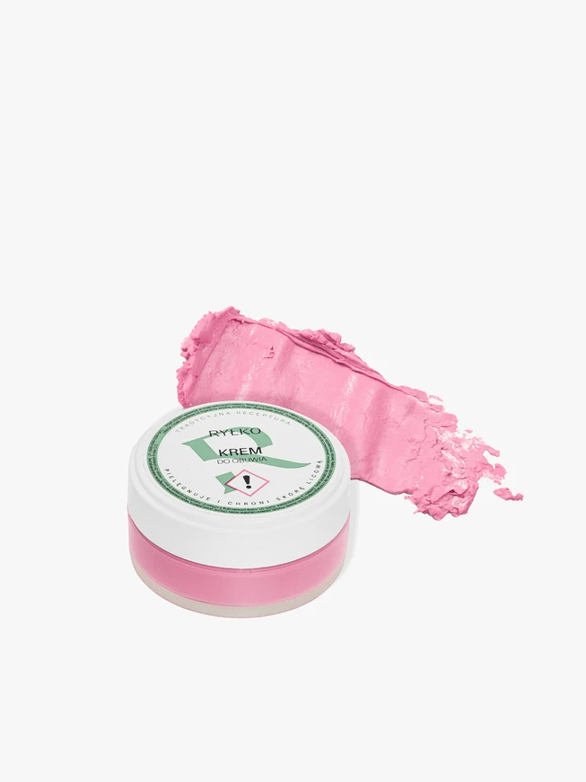 Pink shoe cream