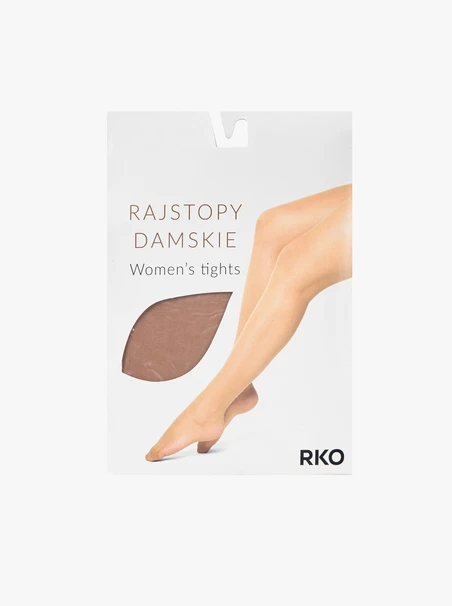 Beżowe cienkie rajstopy 20 DEN