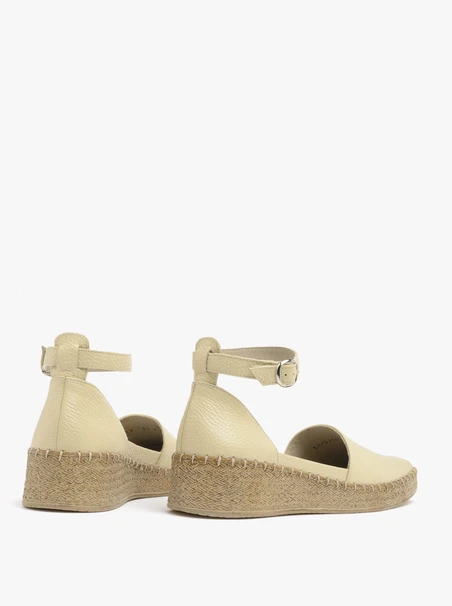 Vanille Plateau-Espadrilles