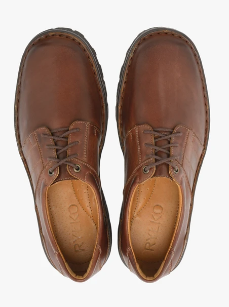Braune Herrenhalbschuhe