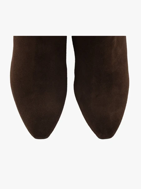 Braune Stiletto-Stiefel