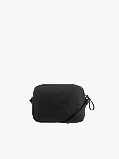 Schwarze Handtasche mit verstellbarem Riemen