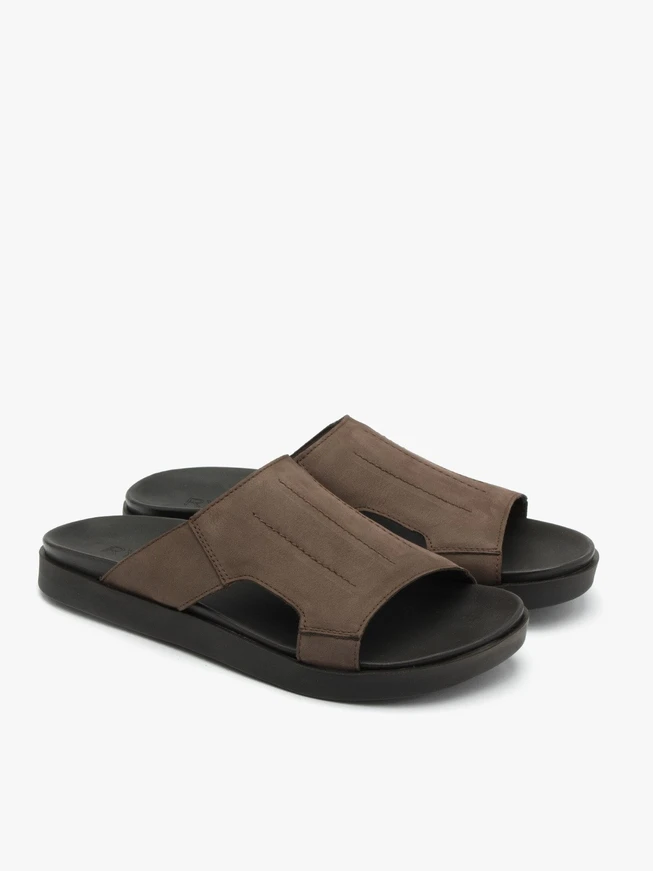 Grau-braune Herren-Flip-Flops