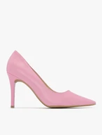 Pink high-heel pumps