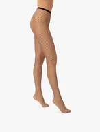 Black fishnet tights