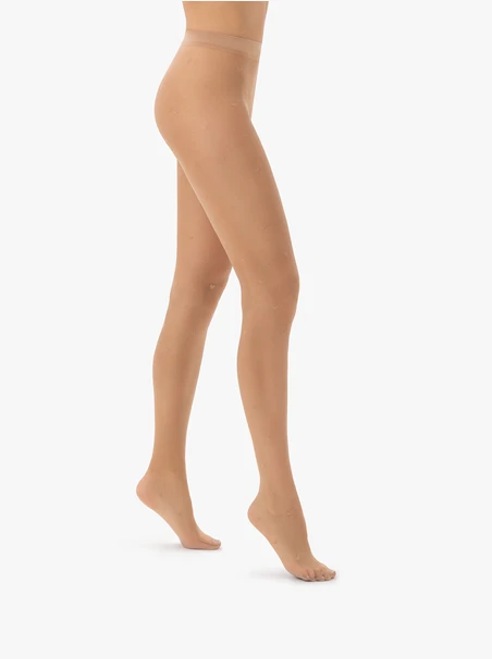 Sheer heart-pattern 20 DEN tights