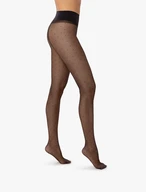 Black 20 DEN polka dot tights
