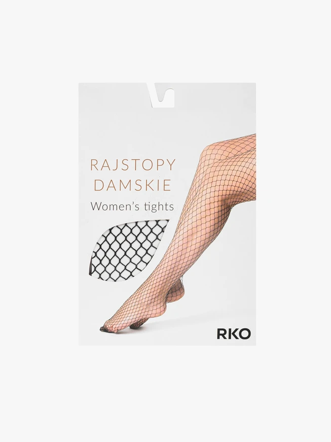 Black fishnet tights