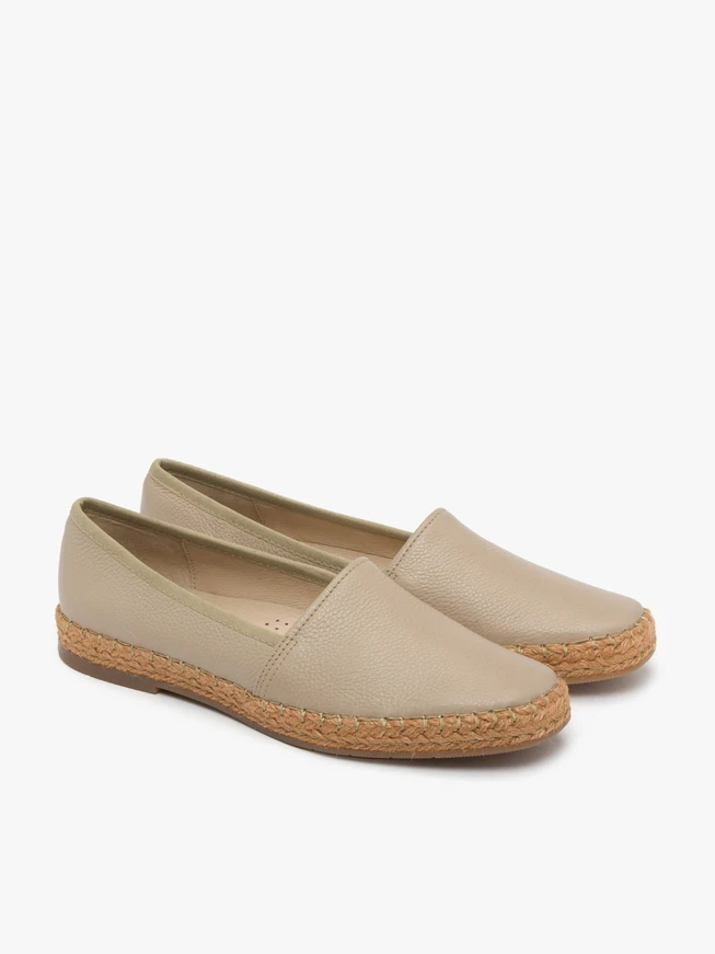 Beige women’s espadrilles