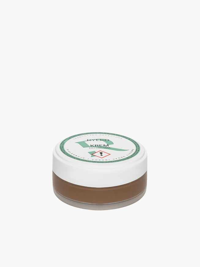 Brown shoe cream