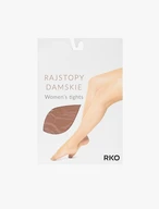 Cienkie rajstopy klasyczne w kropki 8 DEN