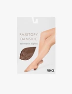 Cienkie rajstopy klasyczne w kropki 8 DEN